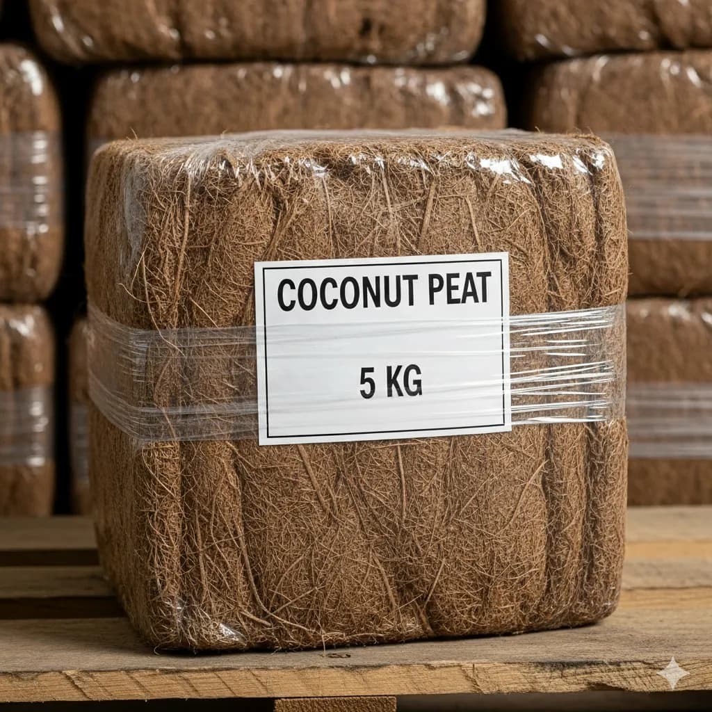 Compressed 5kg Coconut Peat
